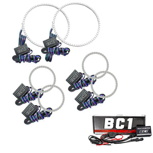 ORACLE Lighting 3564-335 Oracle fits Nissan Frontier 01-04 Halo Kit - Triple - ColorSHIFT w/ BC1 Controller