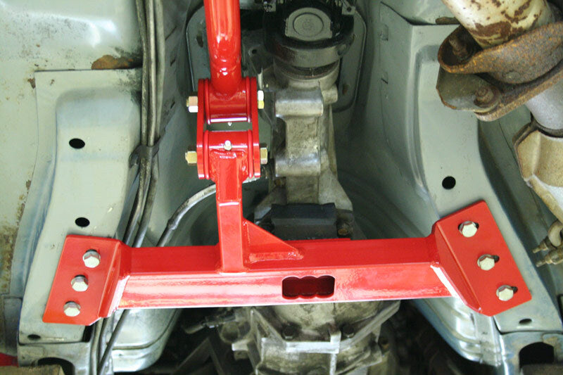 UMI Performance 2216-R 82-92 fits GM F-Body Tunnel Mounted Trq. Arm T5 700R4- No Loop - Red