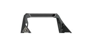 Road Armor 4091DHRP-C1-MR 10-19 fits Dodge 1500 iDentity Headache Rack w/Bedrail Pods/40in Center Light Pod/Ring Raw