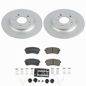 Power Stop 18-23 Hyundai Kona Rear Z23 Coated Brake Kit