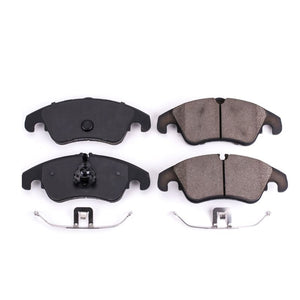 PowerStop 17 1322 fits Audi A4 Front Z17 Evolution Ceramic Brake Pads w/Hardware