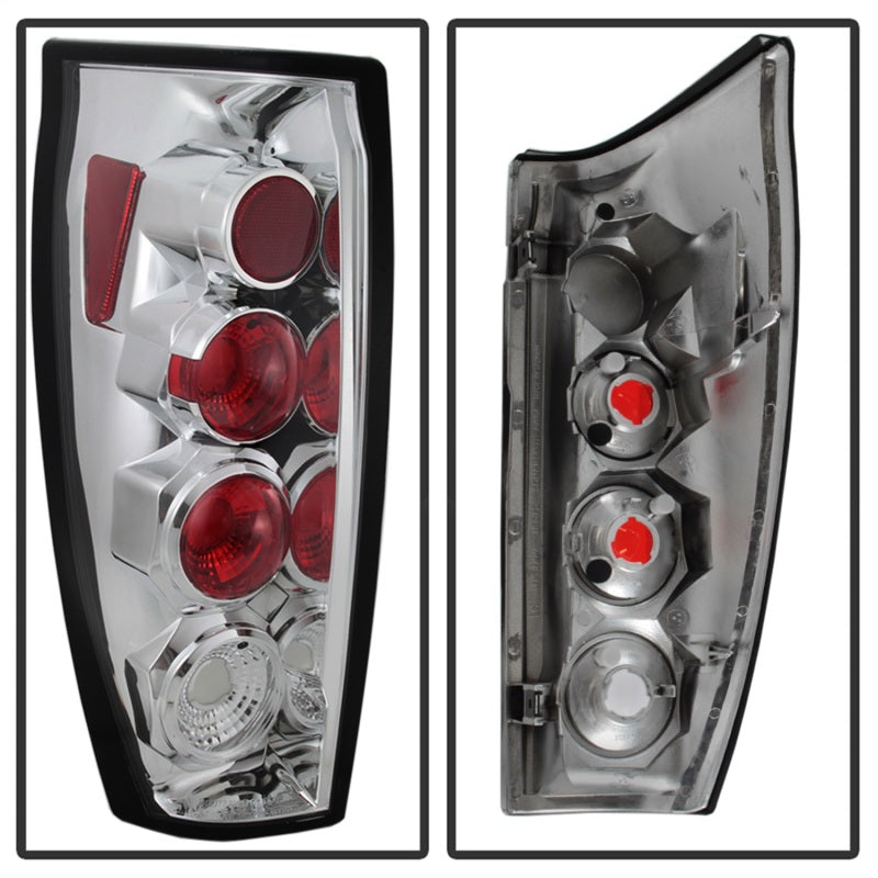 Spyder 5001115 fits Chevy 02-06 Avalanche Euro Style Tail Lights Chrome ALT-YD-