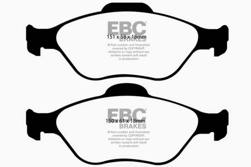 EBC DP2197/2 08+ fits Lotus 2-Eleven 1.8 Supercharged Greenstuff Front Brake Pads