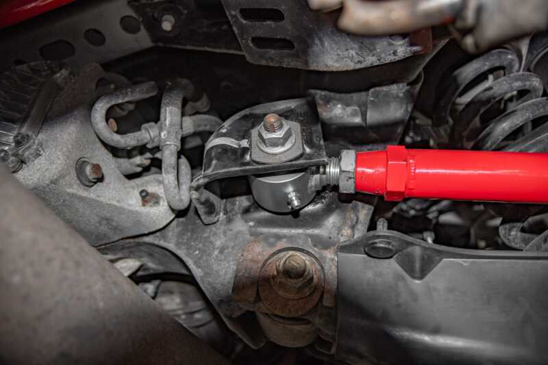 UMI Performance 2544-RUMI 16-24 fits Chevrolet Camaro Alignment Toe Arm - Red