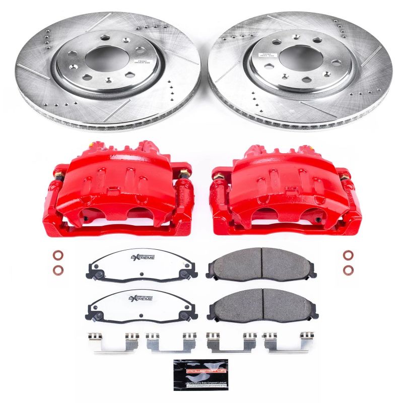 PowerStop KC1423 fits Cadillac CTS Front Z26 Street Warrior Brake Kit w/Calipers