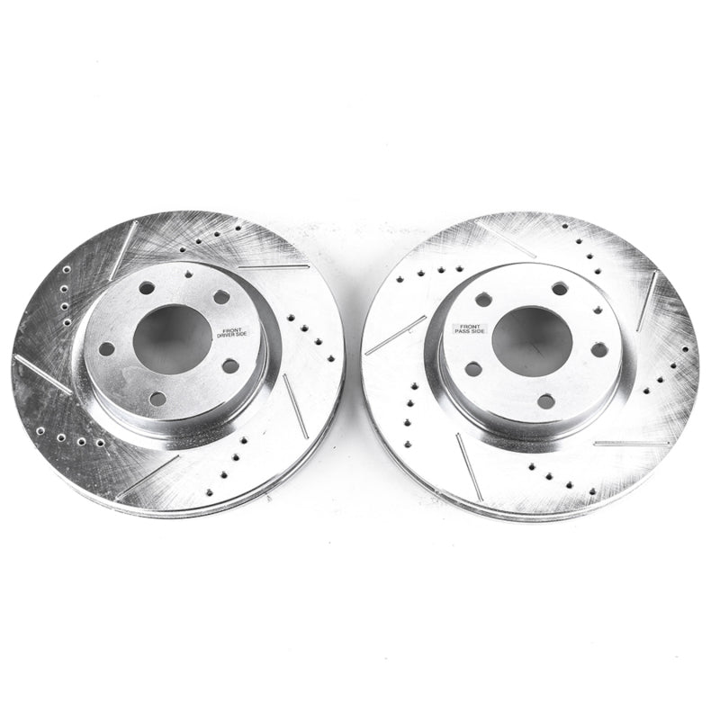 PowerStop fits Mazda 14-18 3 Front Evolution Drilled & Slotted Rotors - Pair