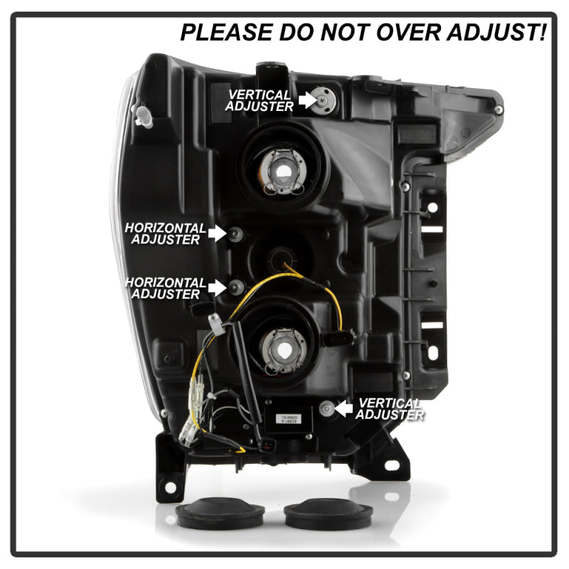 Spyder 5088710 Signature fits Ford 20-21 F150(Halogen Model) Proj. Headlights -