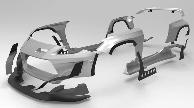GReddy 66910880 Pandem 2022+ fits Toyota GR86 (ZN8) Rocket Bunny Optional Wing