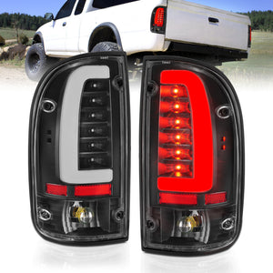 ANZO 311353 95-00 fits Toyota Tacoma LED Taillights Black Housing Clear Lens (Pair)