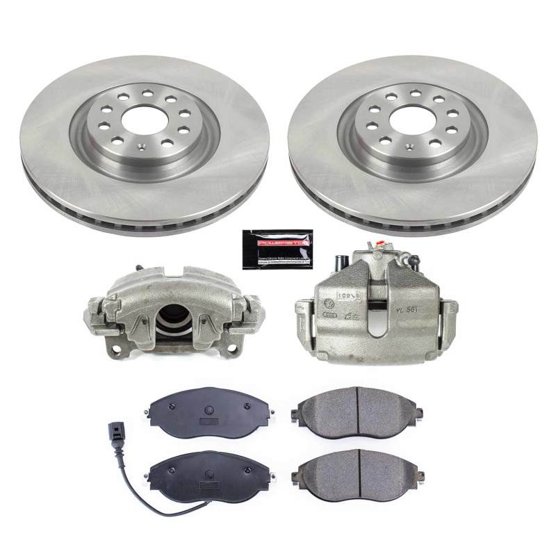 Power Stop KCOE7175 19-21 fits Volkswagen Jetta Front Autospecialty Kit w/Cals