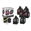 Maxima 90-119016PB V-Twin Oil Change Kit Synthetic w/ Black Filter Twin Cam