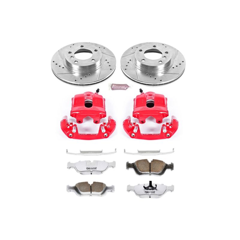 PowerStop KC497 26 fits BMW 323Ci Front Z26 Street Warrior Brake Kit w/Calipers