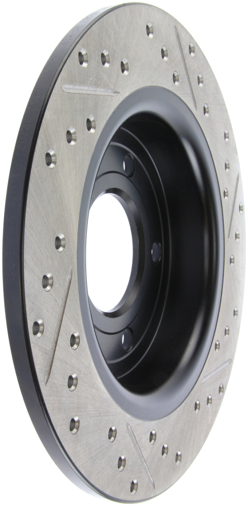 Stoptech 127.45067R 04-10 Mazda3 Slotted & Drilled Right Rear Rotor