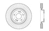 Stoptech 128.50028L Drilled Sport Brake Rotor