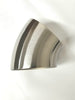 Ticon 101-10225-3110 Industries 4.0in Diameter 45 Degree 1D/3.5in CLR 1.5mm /.059in Wall Thickness Titanium Elbow