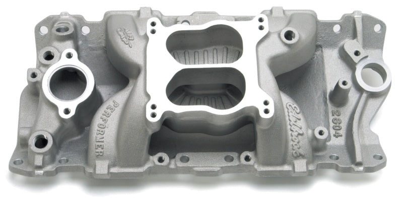 Edelbrock 2604 Intake Manifold Performer Air-Gap S/B fits Chevy 87-95 STD Flange/Sprdbore