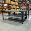 Wehrli Modular Steel Work Bench Top/Shelf Kit - 42in x 72in x .120in Thick (Grey)