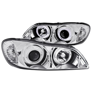 ANZO 121078 2000-2004 fits Infiniti I30 Projector Headlights w/ Halo Chrome