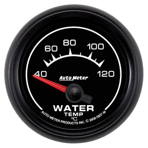 AutoMeter 5937-M Autometer ES 52mm 40-120 Deg C Short Sweep Electric Water Temperature Gauge