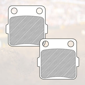 Renthal BP-110 93+ fits Yamaha YZ65-85 Front/ Rear Works Brake Pads