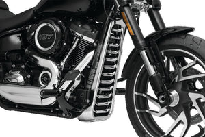 Kuryakyn 6464 Kuryakyn Precision Chin Spoiler M8 Softail Models, Chrome