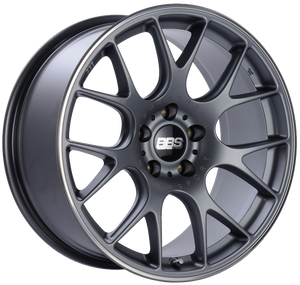BBS CH131TIPO CH-R 19x9.5 5x112 ET35 Satin Titanium Polished Rim Protector Wheel -82mm PFS/Clip Required