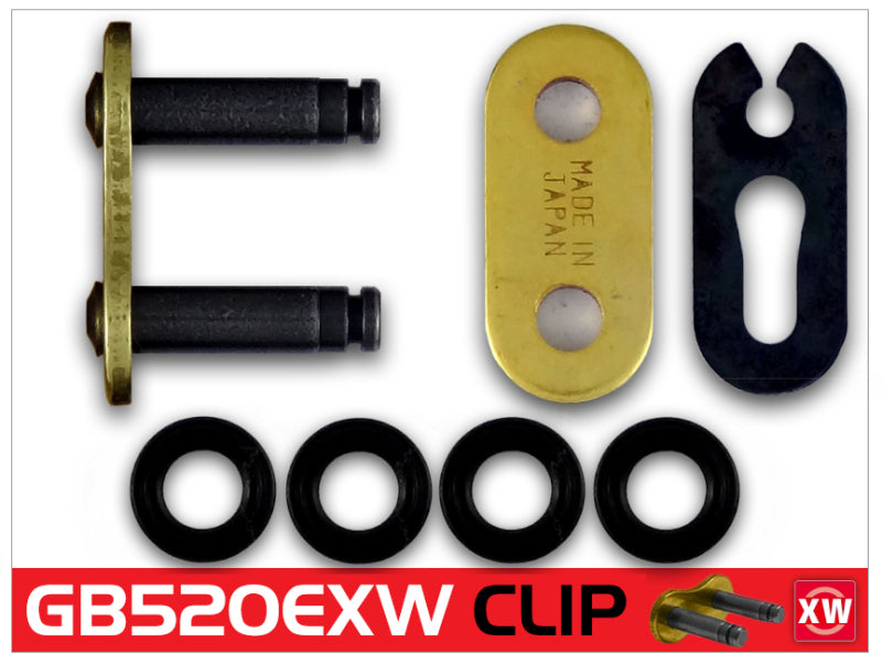 RK Chain GB520EXW-CL GB520EXW Clip Link - Gold