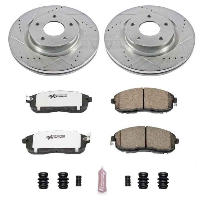 PowerStop K241-26 07-13 fits Nissan Altima Front Z26 Street Warrior Brake Kit