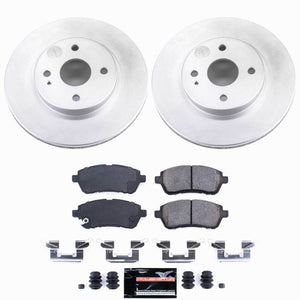 Power Stop 11-14 Mazda 2 Front Z23 Coated Brake Kit