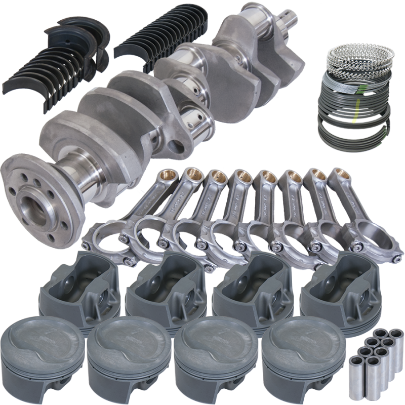 Eagle 62500040 fits Chevy 400 3.750in Crank 5.700in I-Beam Rods -20cc 4.165in Pistons Rotating Assembly