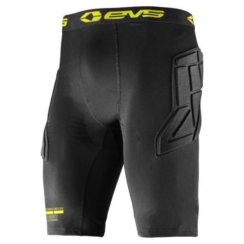 EVS TUGBOTPAD-BK-L Tug Padded Short Black - Large