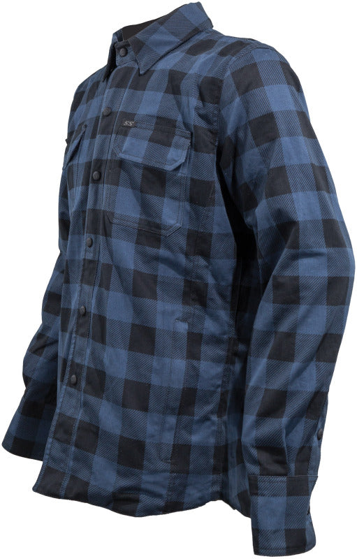 Speed and Strength 609891 True Grit Armored Motoshirt Navy/Black - XL