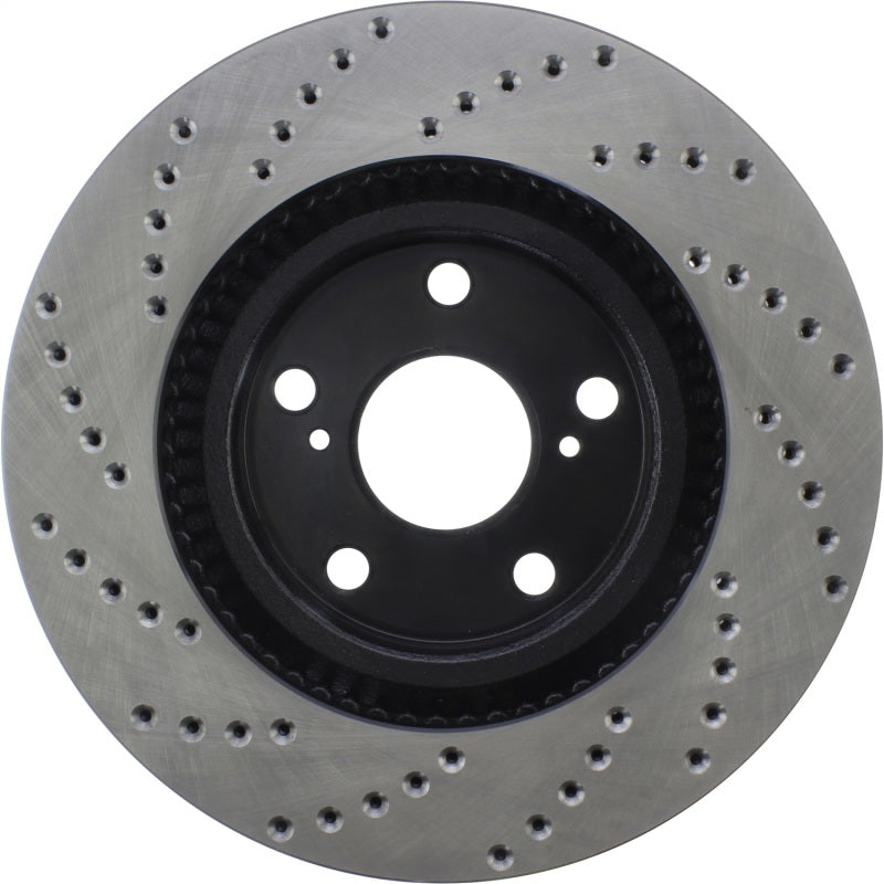 Stoptech 128.44146CL 07-13 Lexus ES 250/ES 300/ ES330/ES350 SportStop Drilled Left CRYO Front Rotor