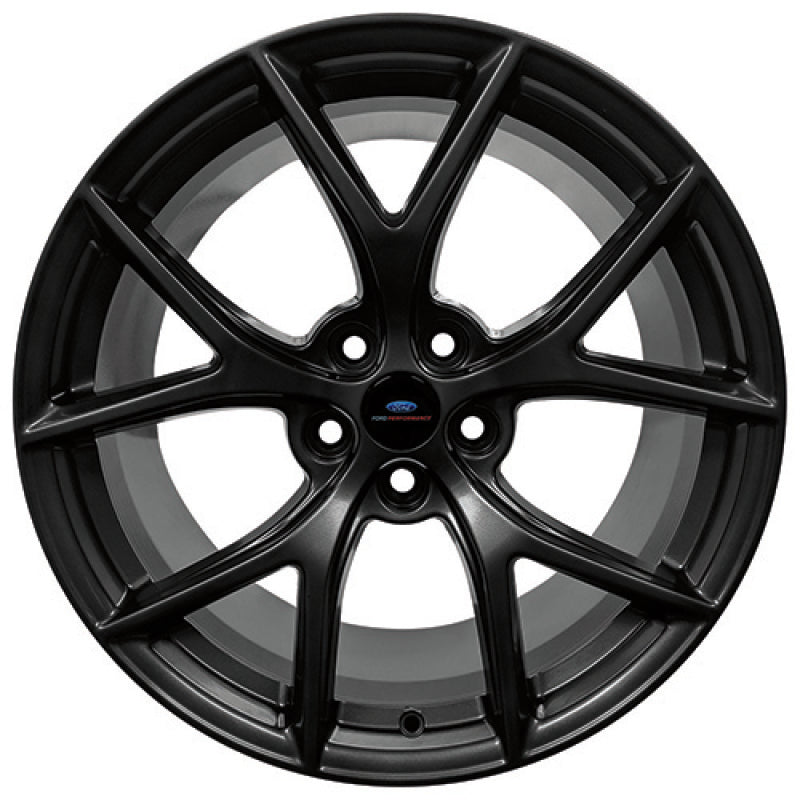 fits Ford 15-19 Racing M-1007-DC1995MB Mustang GT HP 19x9.5 Front Matte Black Wheel