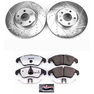 PowerStop K5752-26 09-11 fits Audi A4 Front Z26 Street Warrior Brake Kit