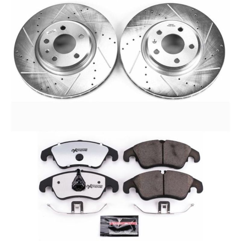 PowerStop K5752-26 09-11 fits Audi A4 Front Z26 Street Warrior Brake Kit