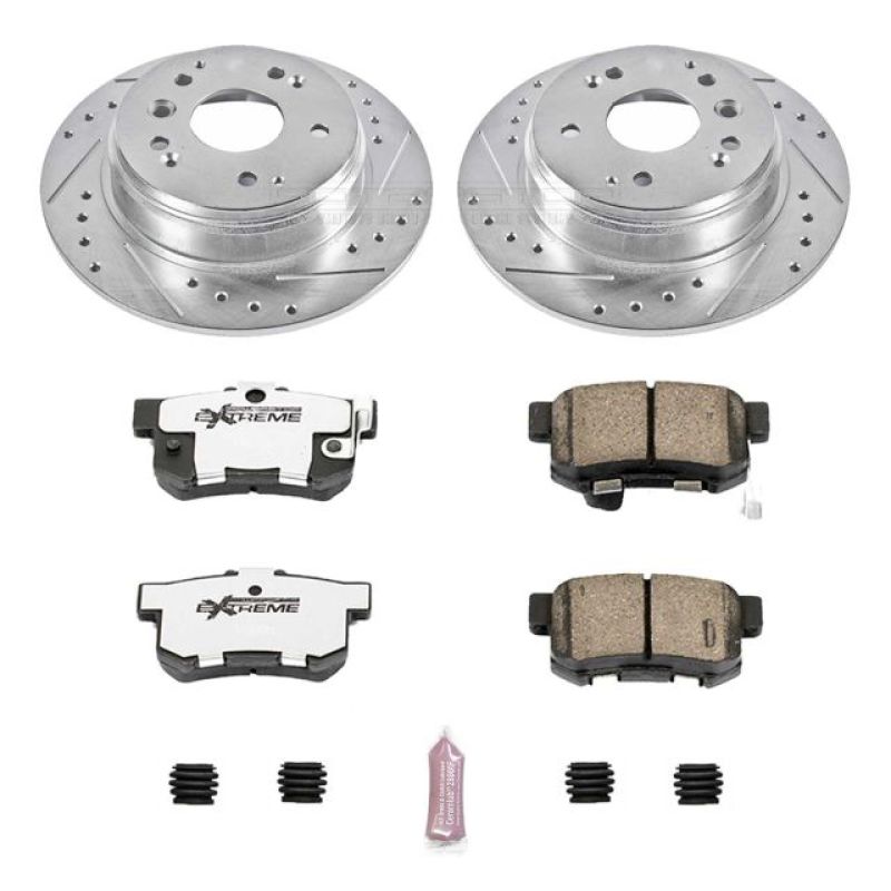 PowerStop K5399-26 04-08 fits Acura TL Rear Z26 Street Warrior Brake Kit