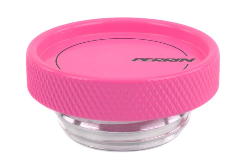 Perrin PSP-ENG-711HP 02-21 fits Subaru WRX / 2022 BRZ & GR86 / 04-21 STI / 00-18 Forester XT Oil Fill Cap - Hyper Pink