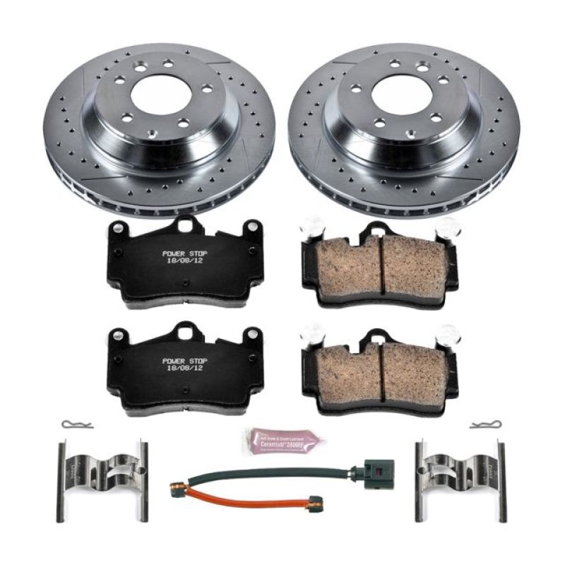 PowerStop K5312 fits Audi 07-15 Q7 Rear Z23 Evolution Sport Brake Kit