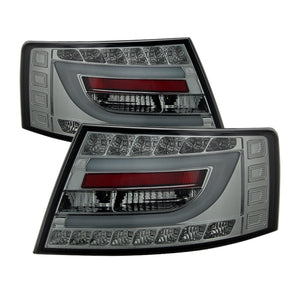 Spyder 5080776 fits Audi 05-08 A6 4Dr Sedan Only Light Bar LED Tail Lights Smke