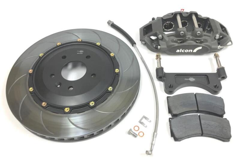 Alcon BRK.200518 fits Chevrolet Corvette C7 (Aftermarket Wheels) 4 Piston 375x28mm Rear Street Kit - Anodized