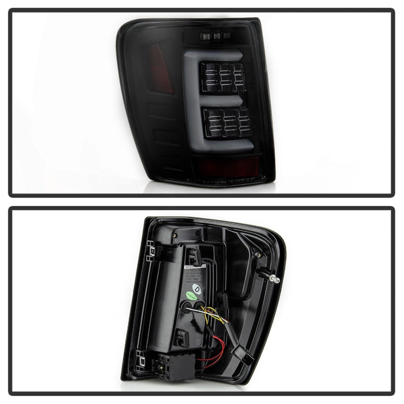 Spyder 5086150 fits Jeep 99-04 Grand Cherokee - Light Bar Led Tail Lights - Bla