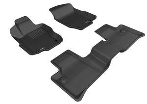 3D MAXpider 2012-2017 fits Kia Rio/Rio5 Kagu 1st Row Floormat - Black