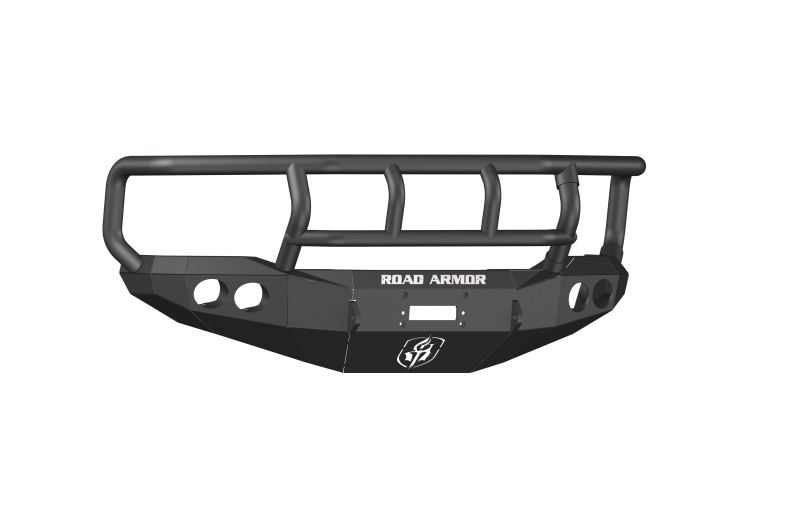 Road Armor 66002B 99-04 fits Ford F-250 Stealth Front Winch Bumper w/fits Titan II Wide Flare - Tex Blk