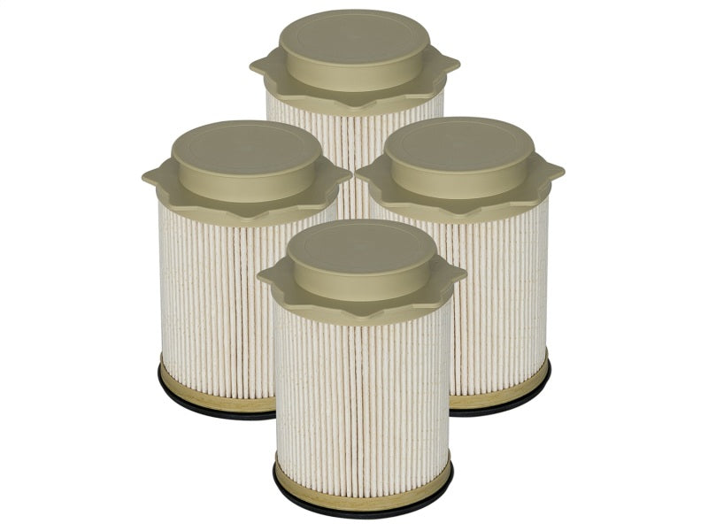 AFE 44-FF016-MB rd D2 Fuel Filter (4 Pack) 10-16 fits Dodge RAM Diesel Trucks 6