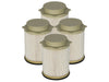 AFE 44-FF016-MB rd D2 Fuel Filter (4 Pack) 10-16 fits Dodge RAM Diesel Trucks 6