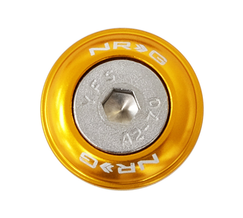 NRG FW-100RG Fender Washer Kit w/Rivets For Plastic (Rose Gold) - Set of 10