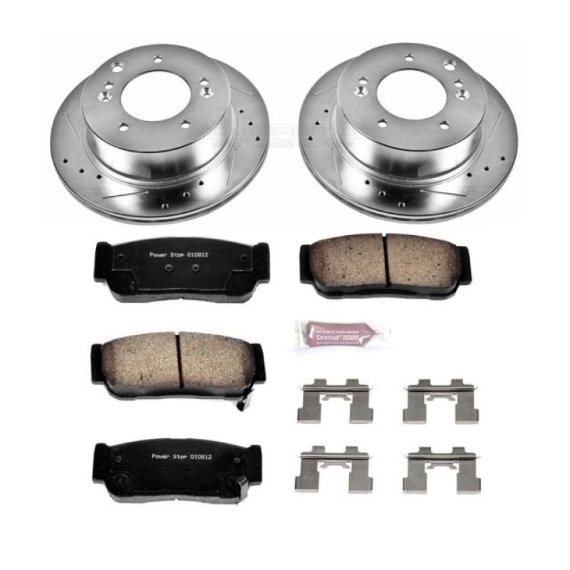 PowerStop K5901 fits Kia 03-06 Sorento Rear Z23 Evolution Sport Brake Kit