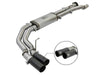 AFE 49-43091-B Rebel Series 3in 409 SS Cat Back Exhaust w/ Black Tips 17 fits F