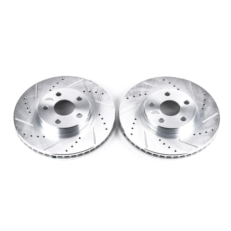 PowerStop fits Pontiac 03-08 Vibe Front Evolution Drilled & Slotted Rotors -